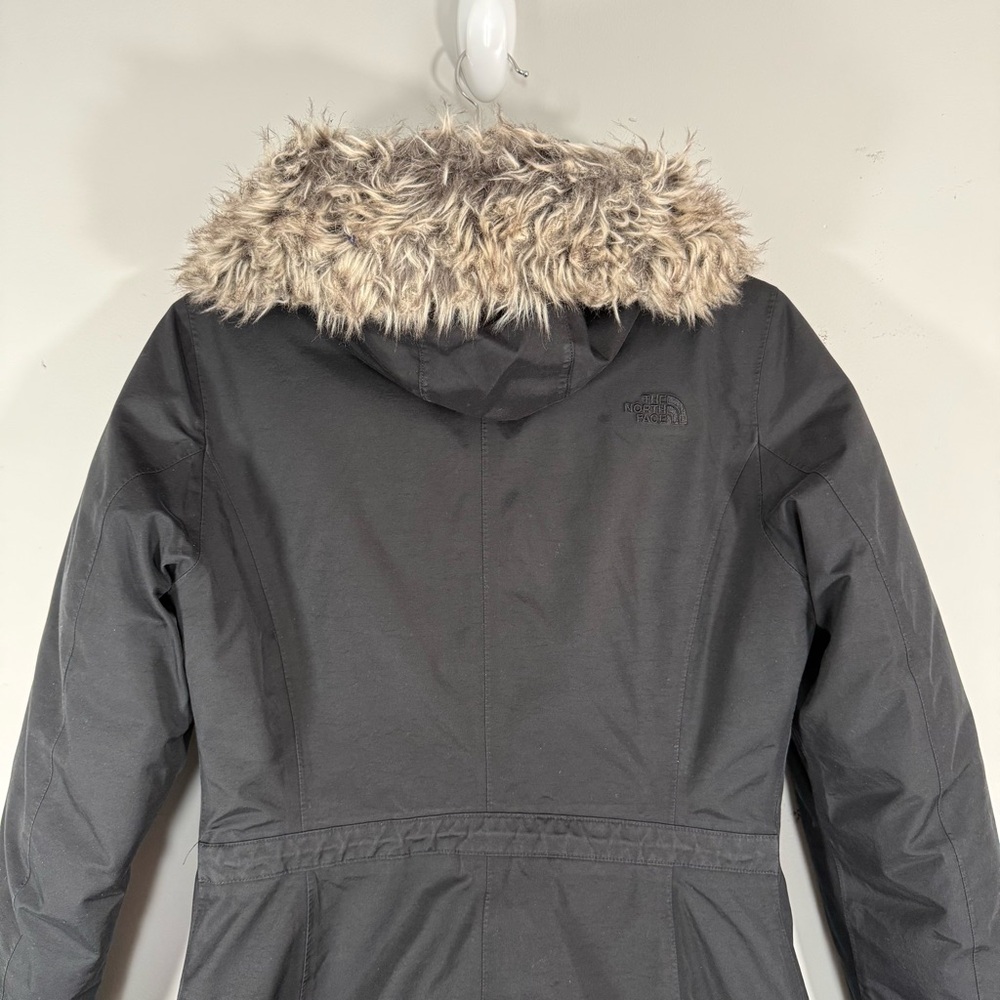 The North Face Mauna Kea Goose Down Jacket Women’s Size Small Black Hooded Parka - Picture 15 of 16